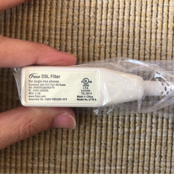 Lot Of 3 New Open Box Pace DSL Filter Single Line LFT4-1 - Picture 2 of 2